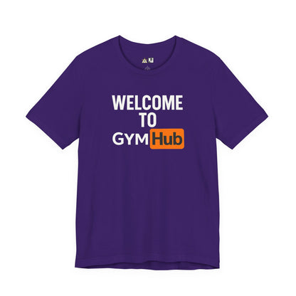 Welcome Gym Hub Obsession Tee – Unisex Streetwear Graphic Tee