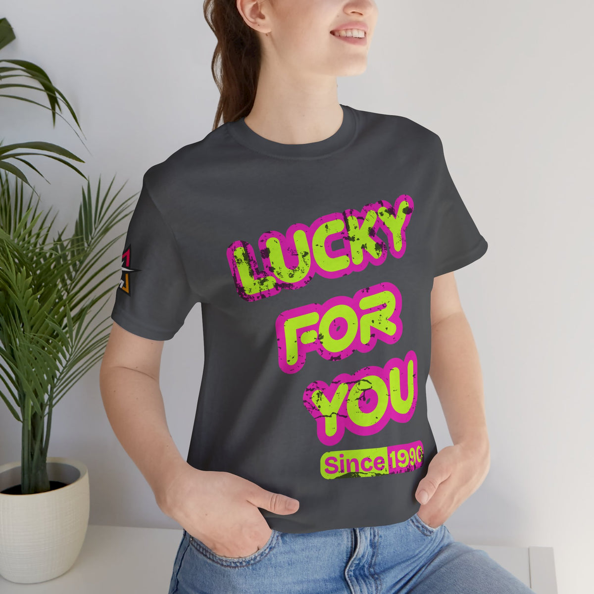 Lucky For You Since 1990 Birthday Graphic Tee