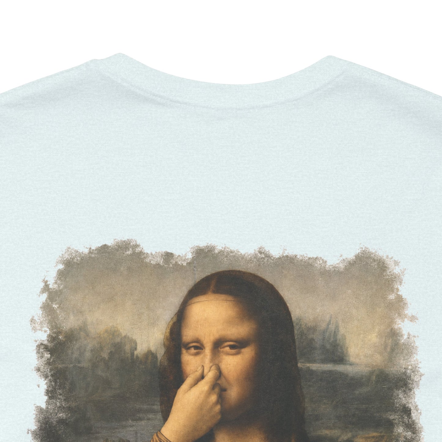 Something Smells Like Bullshit Graphic T-Shirt | Mona Lisa Parody Tee