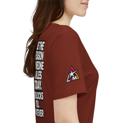Be the Reason Someone Smiles Today… Or Blocks You – Funny Sarcastic Graphic Tee