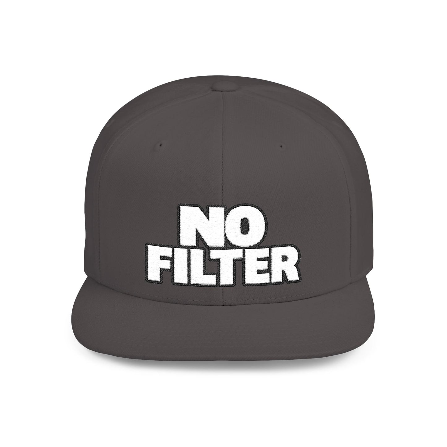 No Filter – Bold Sarcastic Streetwear Snapback