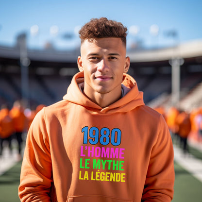 1980 L'Homme Le Mythe La Légende Hoodie