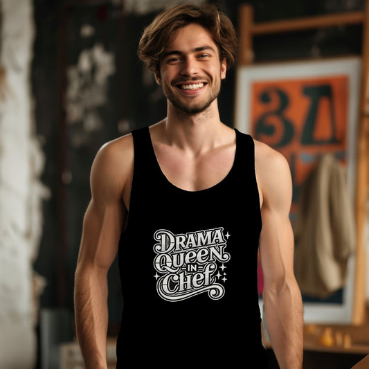 Drama Queen in Chef Printed Tank Top product type