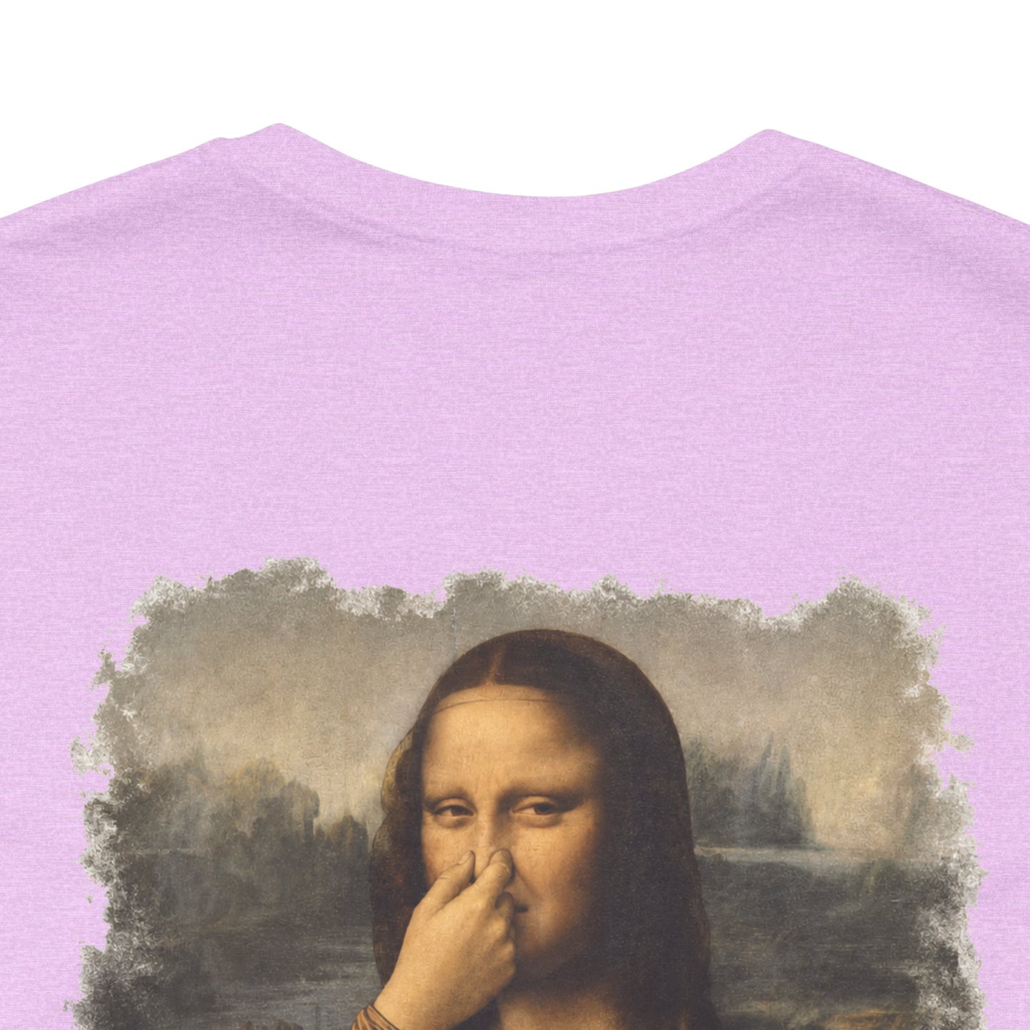 Something Smells Like Bullshit Graphic T-Shirt | Mona Lisa Parody Tee