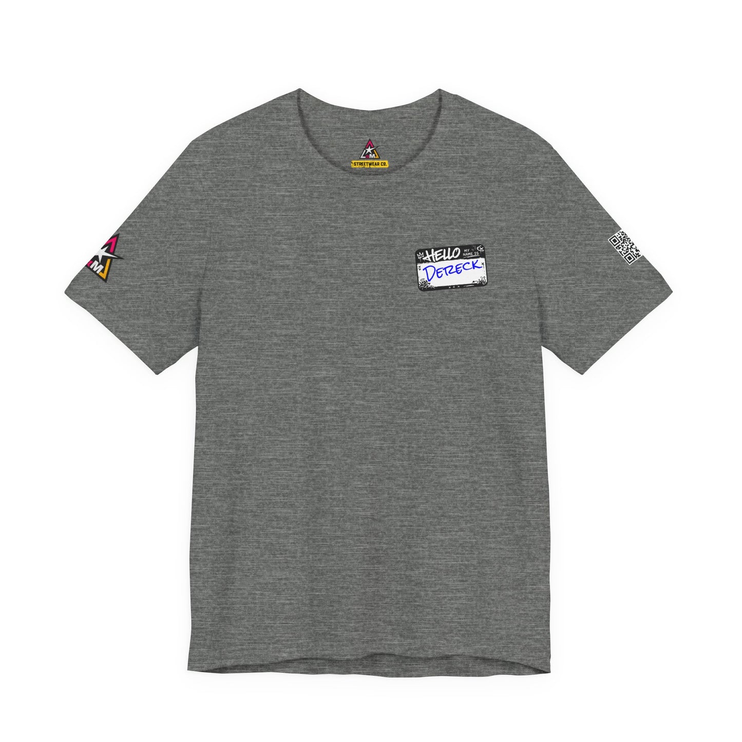 Custom Name Tag – Personalized Streetwear Graphic Tee
