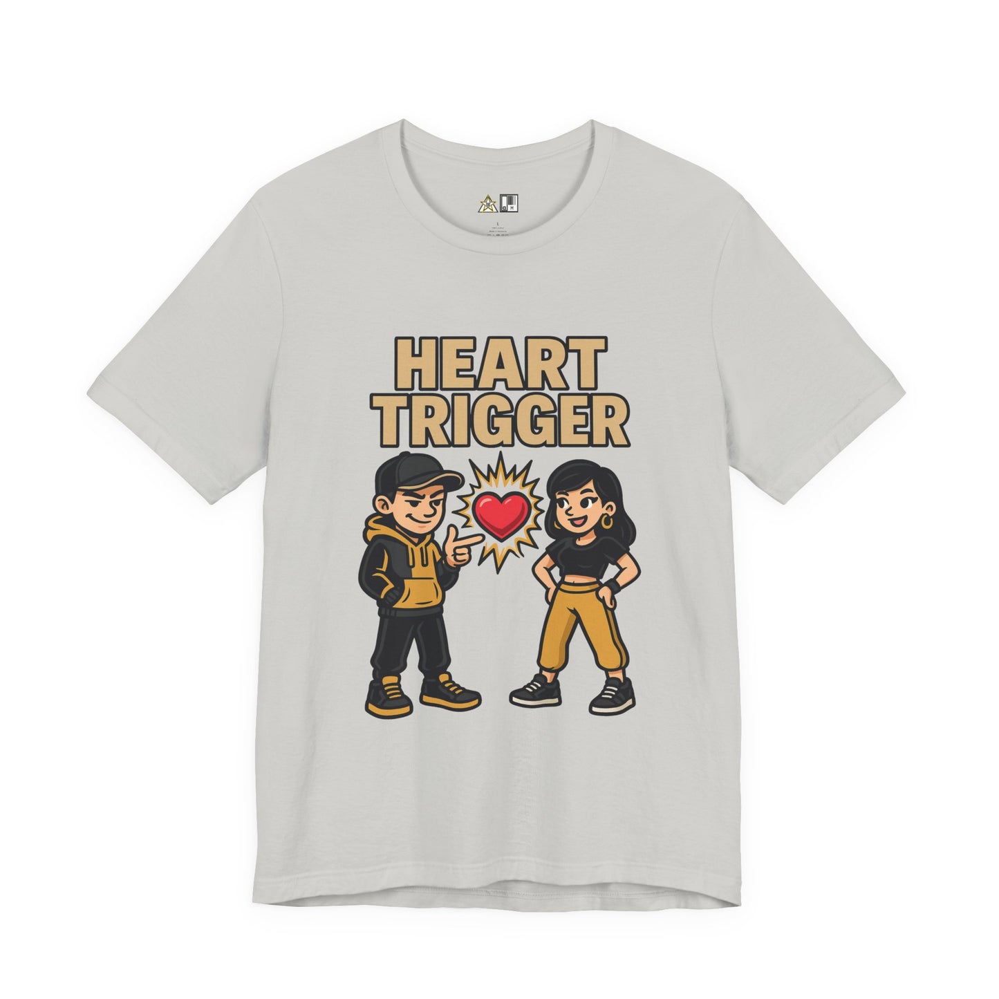 Heart Trigger – Unisex Streetwear Graphic Tee