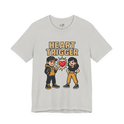 Heart Trigger – Unisex Streetwear Graphic Tee