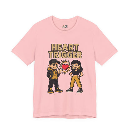 Heart Trigger – Unisex Streetwear Graphic Tee
