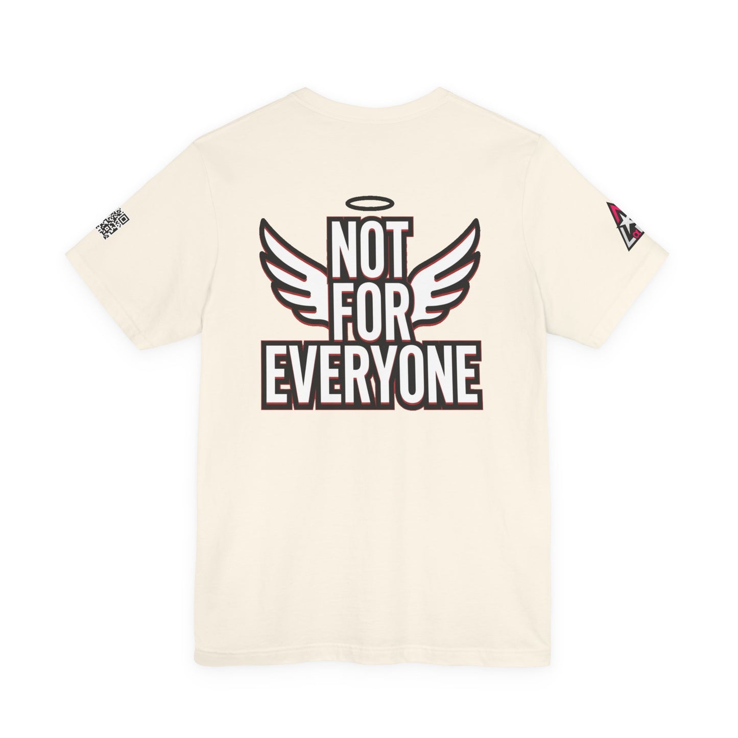 NOT FOR EVERYONE Graphic T-Shirt | Angel Wings Statement Tee | Bold Streetwear Shirt | Unisex Graphic Tee