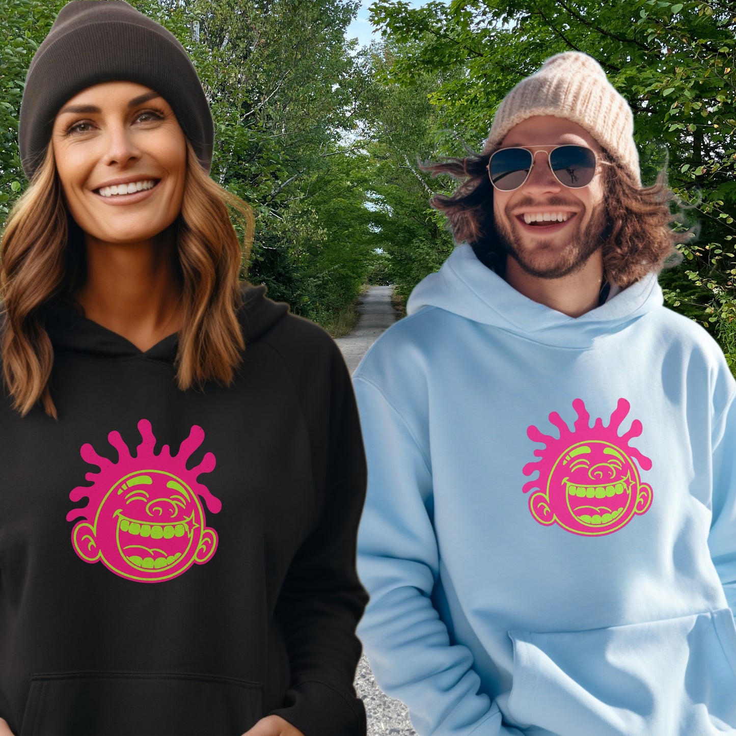 Stylish Hoodies with Bright Graphic Designs