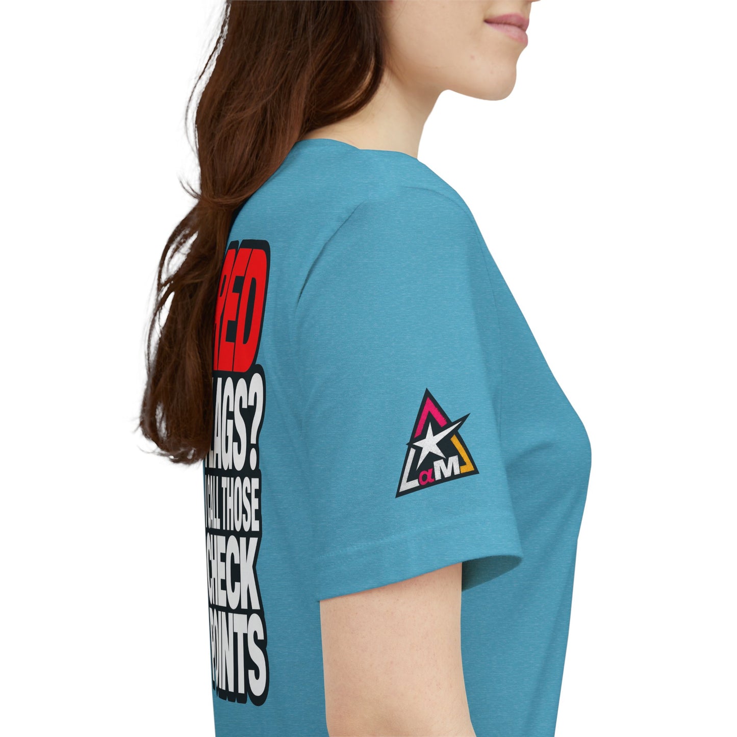 Red Flags? I Call Those Checkpoints – Funny Dating Graphic Tee