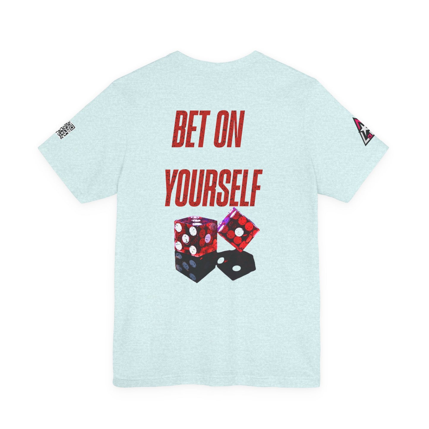 BET ON YOURSELF Graphic T-Shirt | Motivational Streetwear Tee | Dice Graphic Shirt