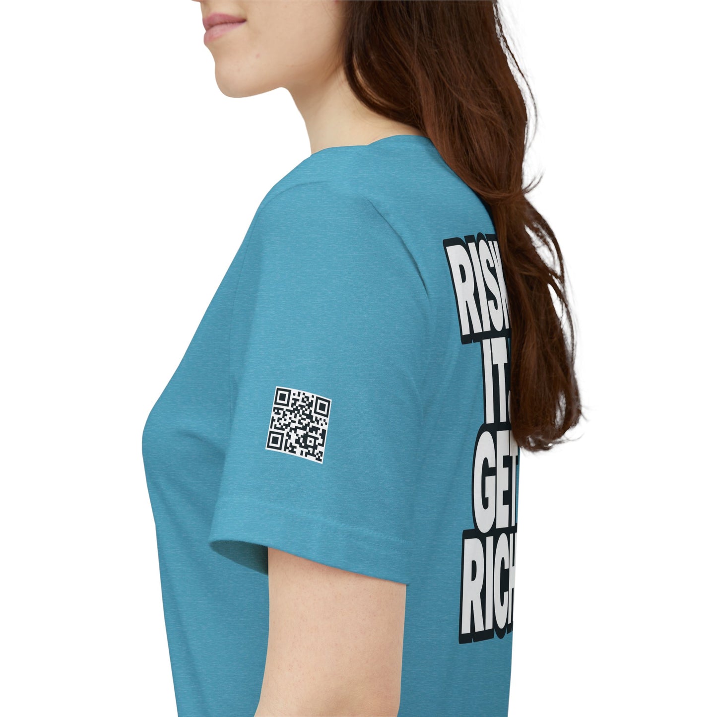 Risk It. Get Rich. – Bold Motivational Graphic Tee