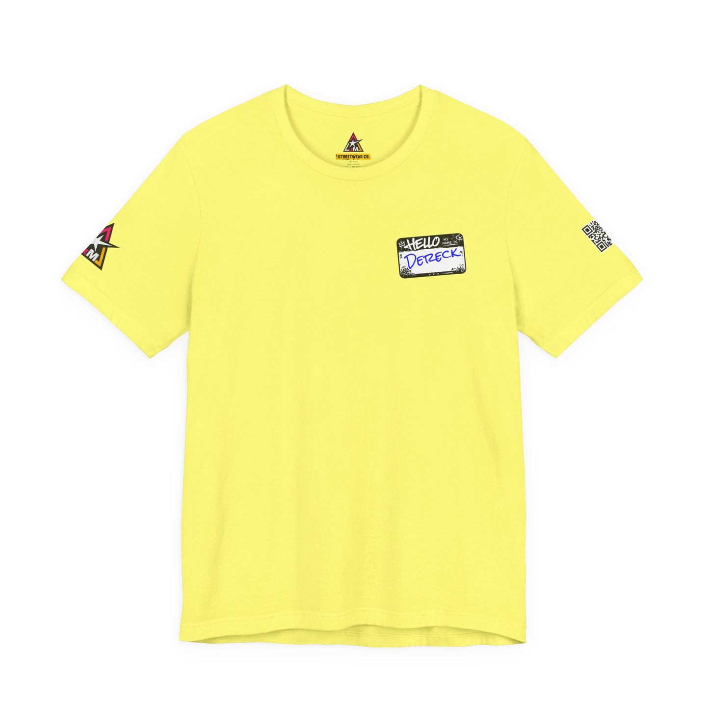 Custom Name Tag – Personalized Streetwear Graphic Tee