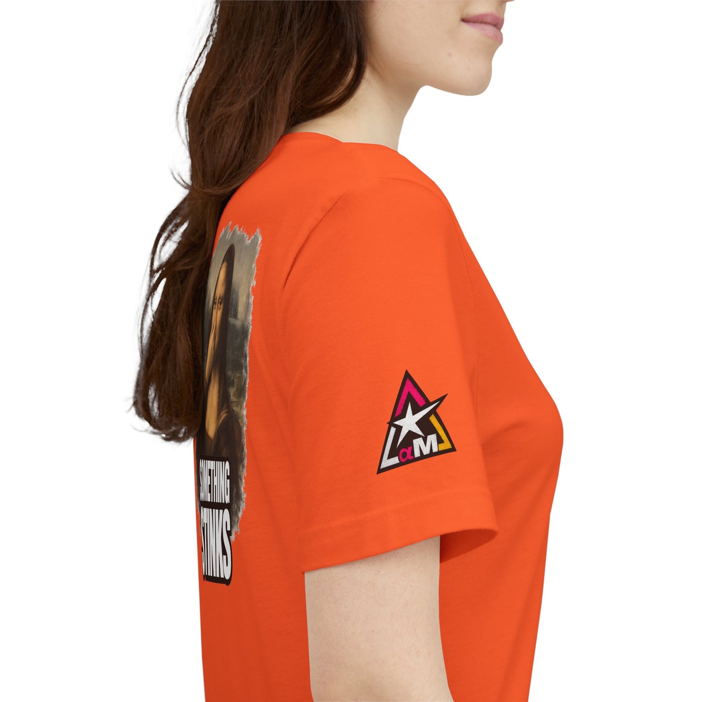 Something Stinks – Funny Mona Lisa Parody Graphic Tee