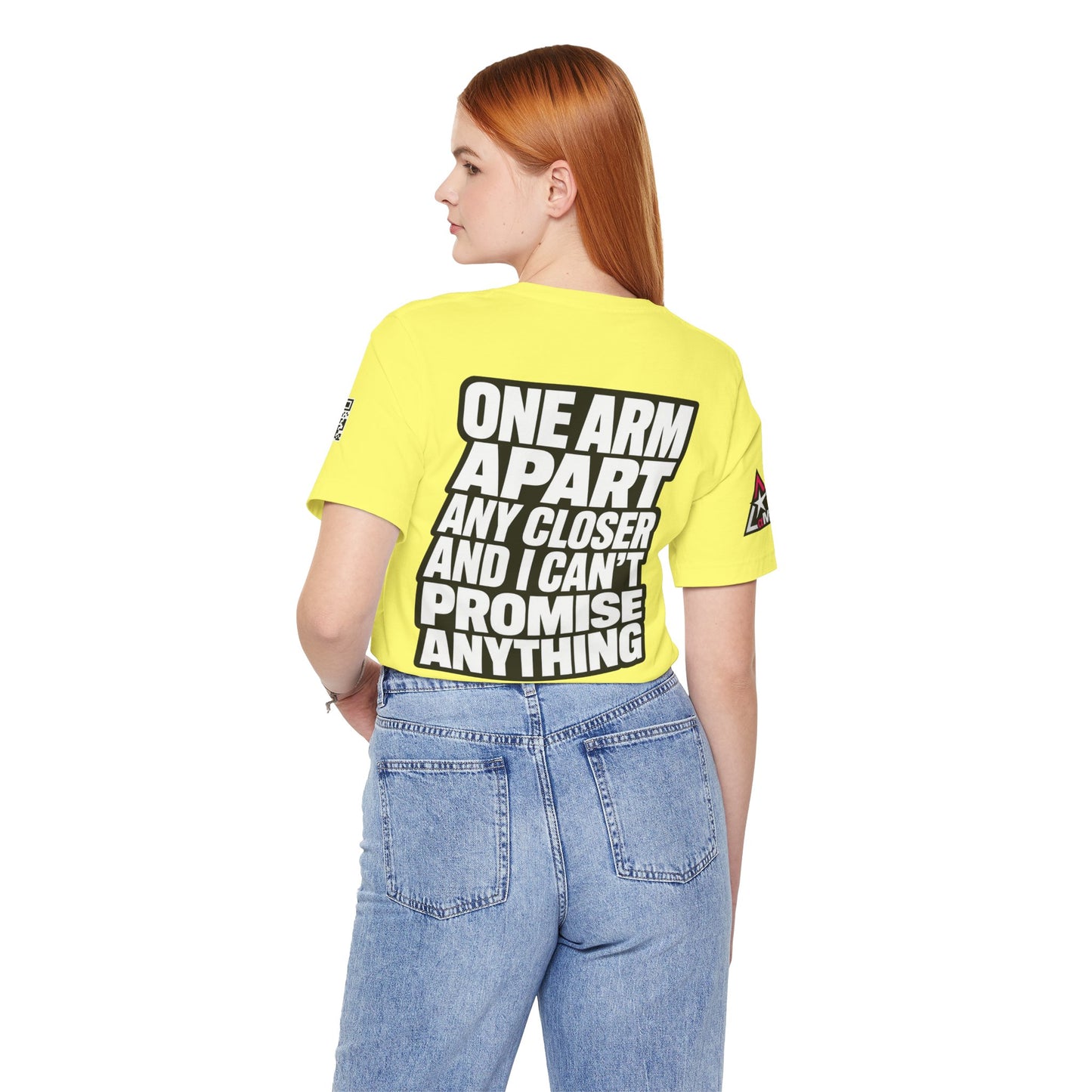 One Arm Apart – Funny Personal Space Graphic Tee