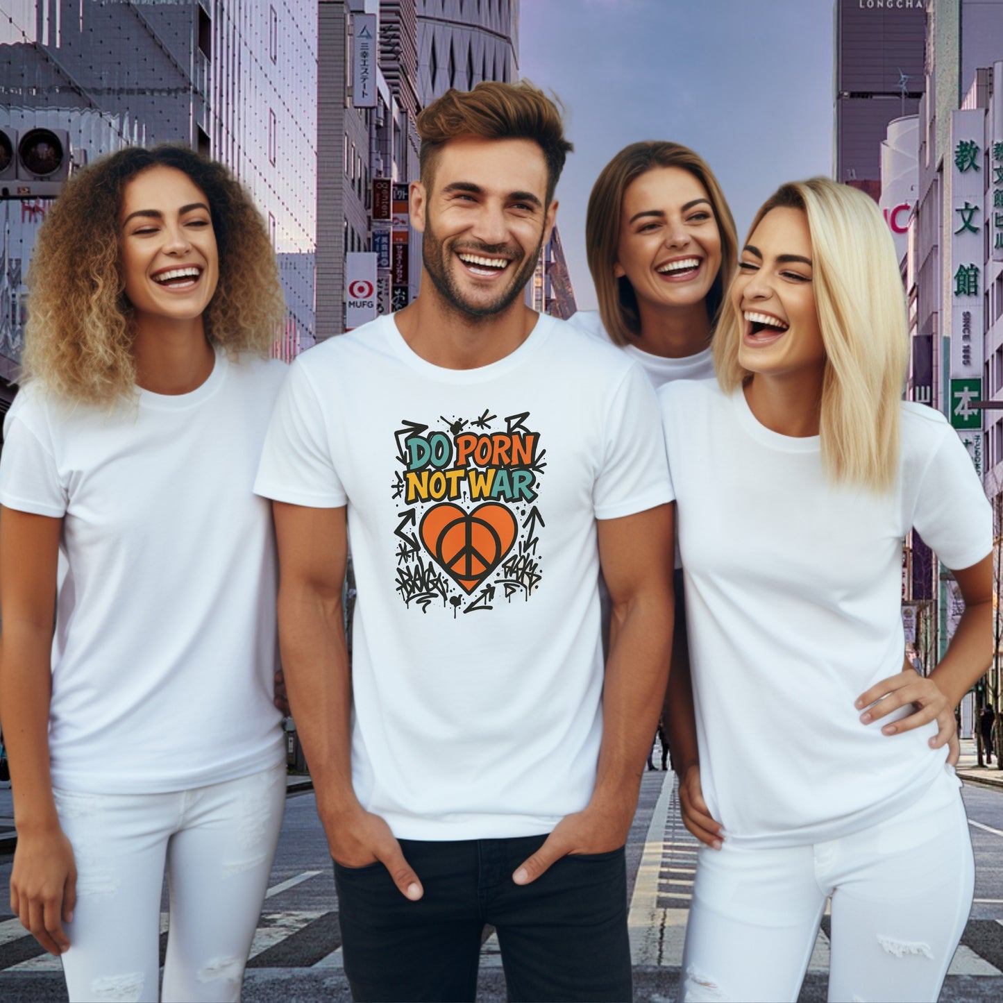 Do Porn Not War Graphic T-Shirt product type