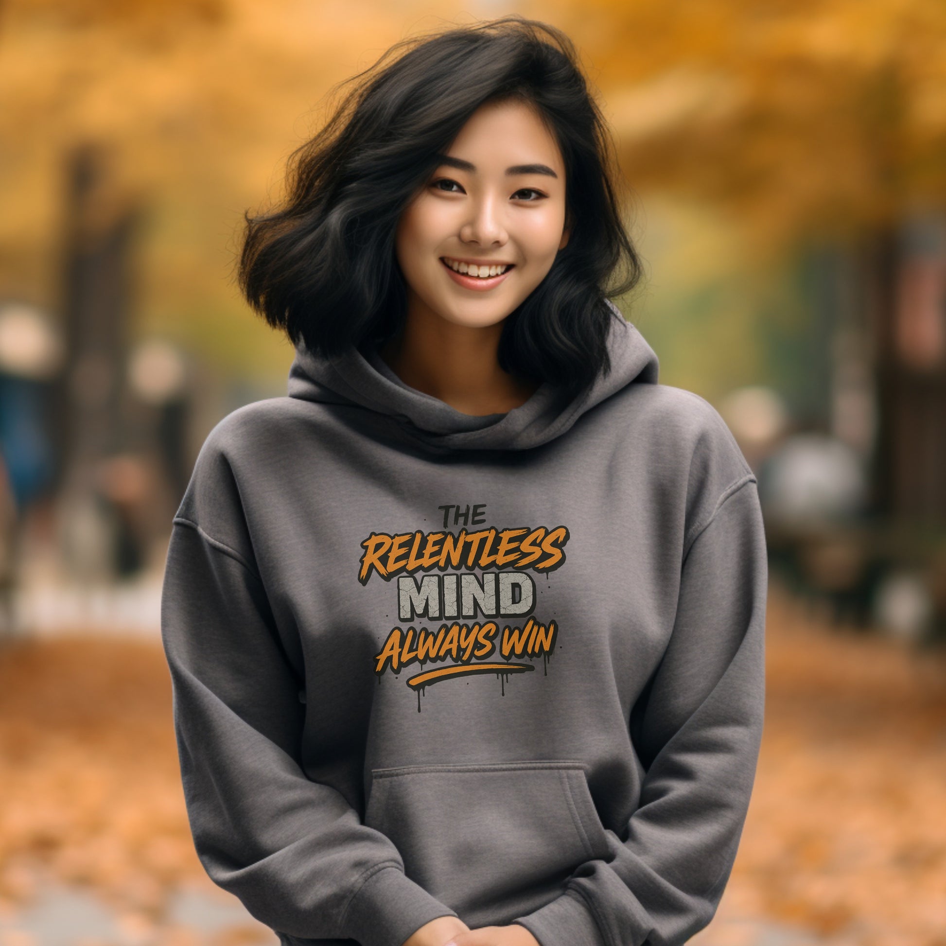 The Relentless Mind Always Win Graphic Hoodie product