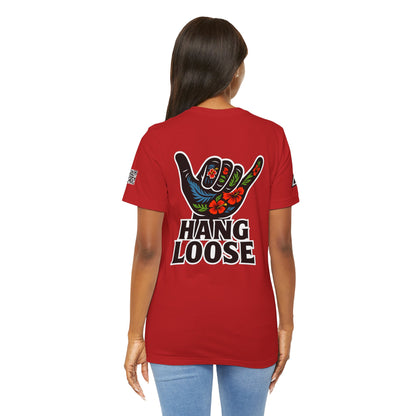 Hang Loose Graphic T-Shirt | Shaka Hand Tee | Tropical Surf Streetwear