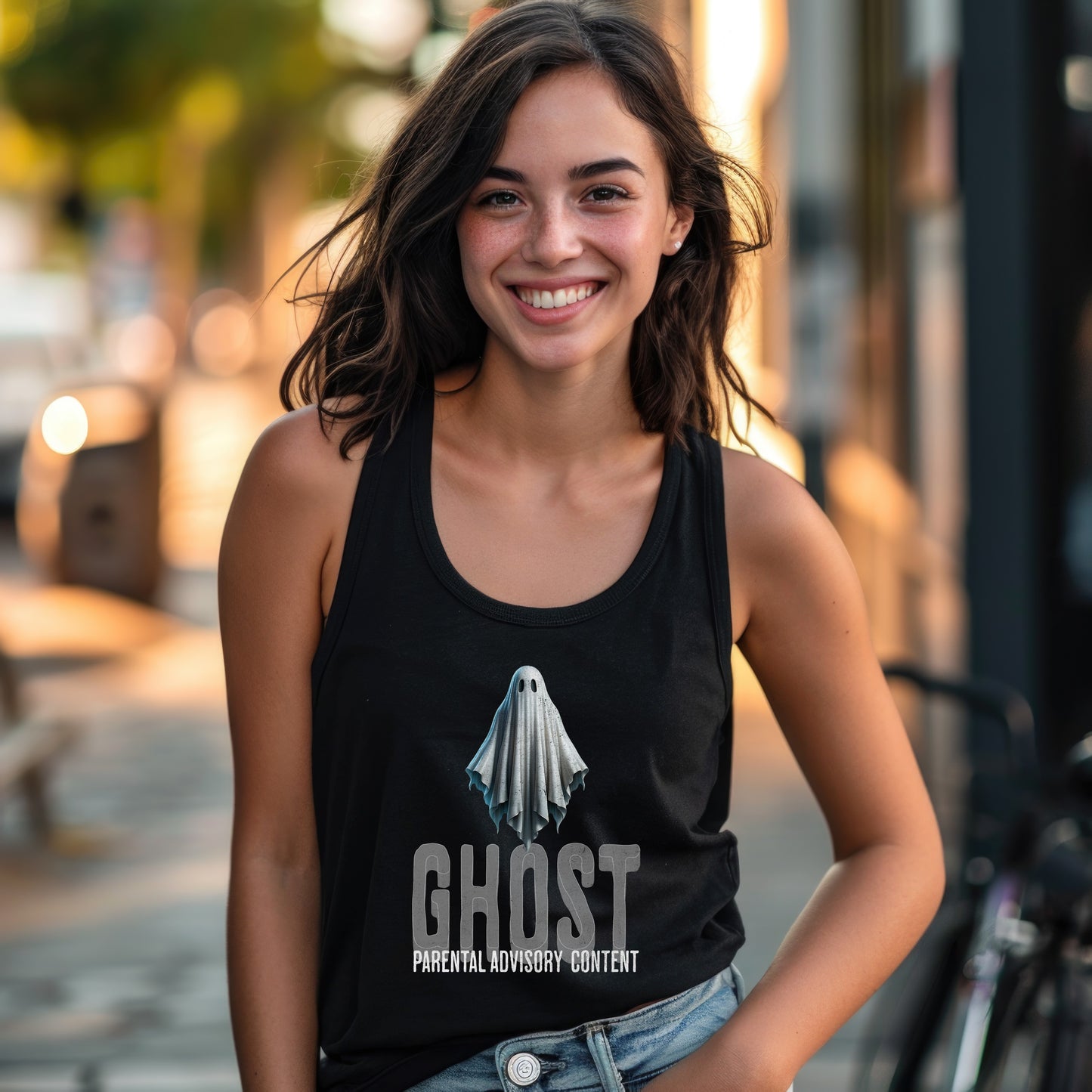 Ghost Parental Advisory Content Tank Top product