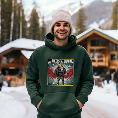 The Best At Being Me Hoodie with Wings Design product
