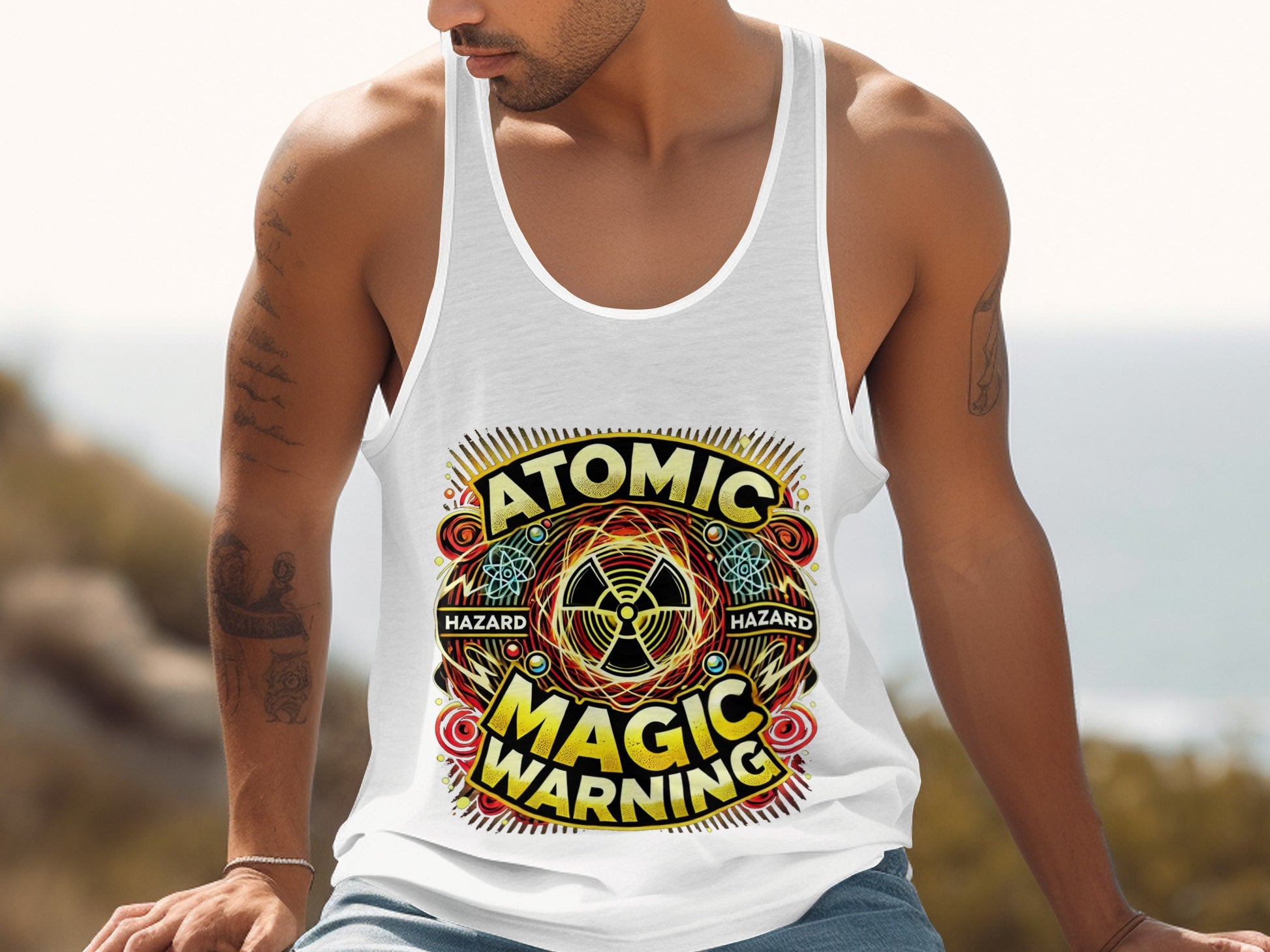 Atomic Magic Warning Graphic Tank Top Product Type