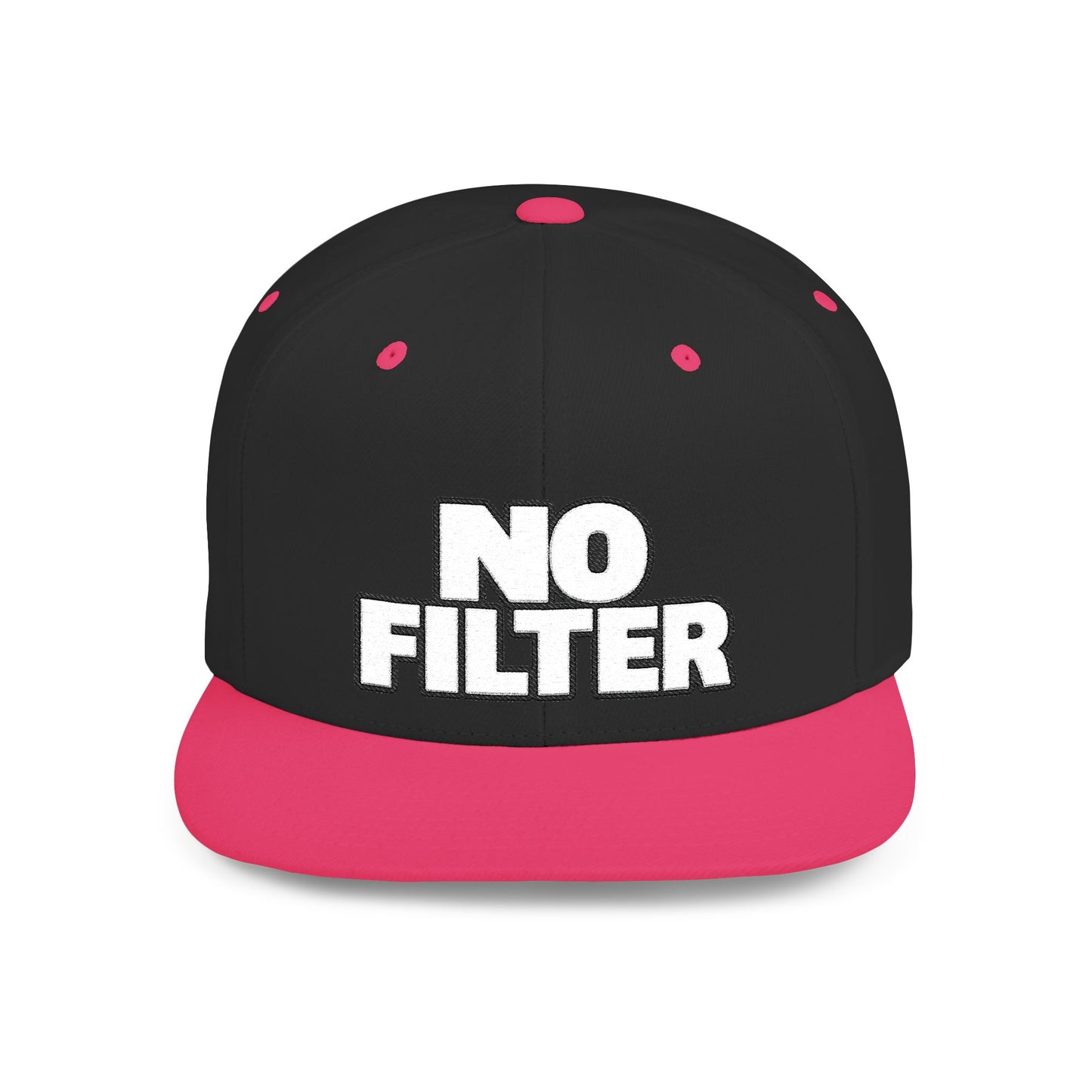 No Filter – Bold Sarcastic Streetwear Snapback