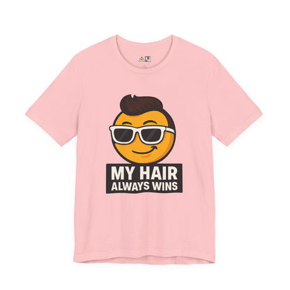 My Hair Always Wins Attitude Tee – Unisex Streetwear Graphic Tee