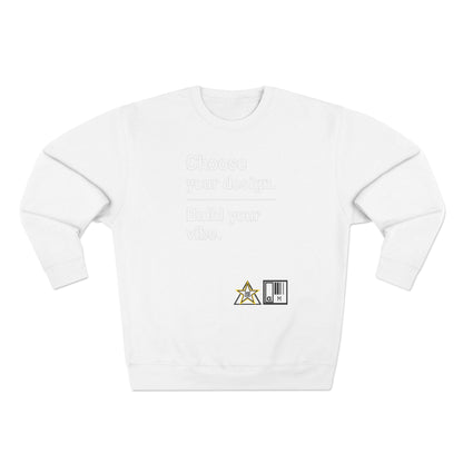 Custom Alpha Crewneck Choose Your Design Build Your Vibe Crewneck Sweatshirt