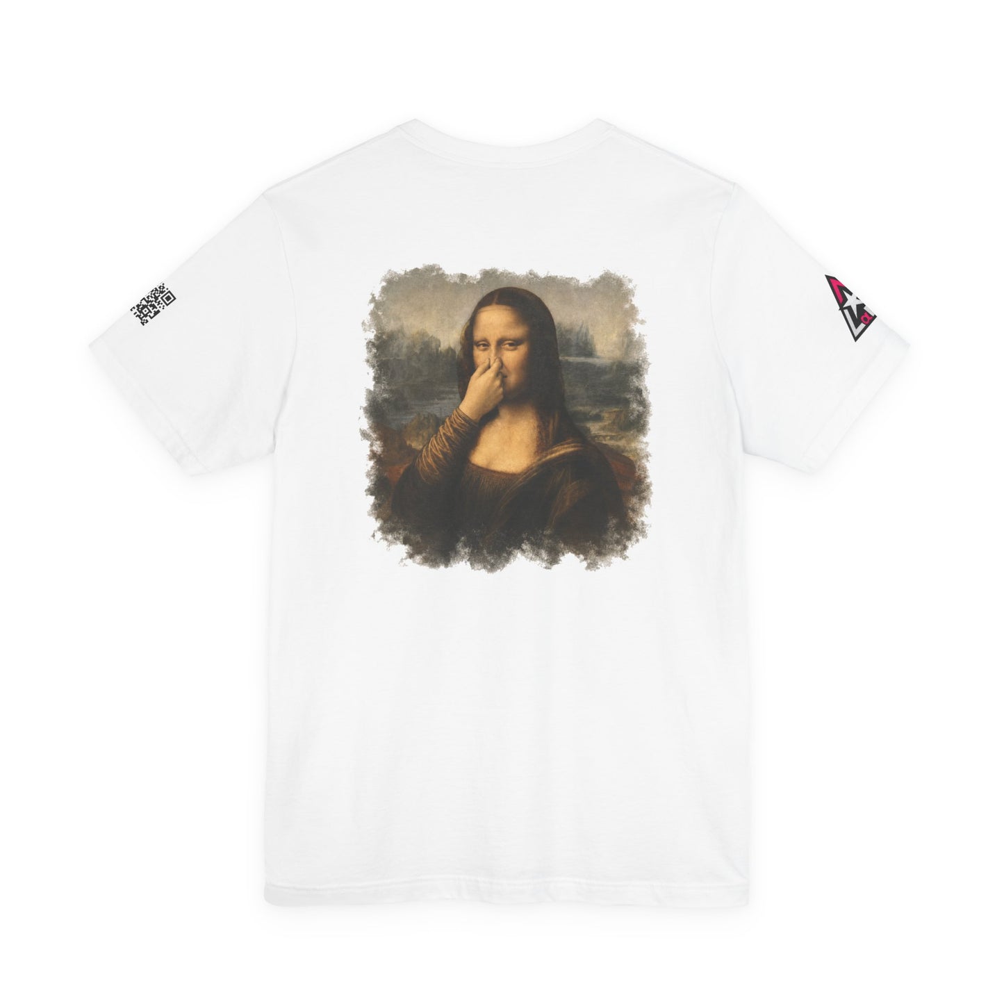 Something Smells Like Bullshit Graphic T-Shirt | Mona Lisa Parody Tee