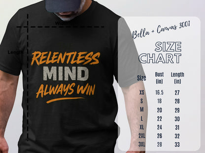 Relentless Mind Always Win Graphic T-Shirt product