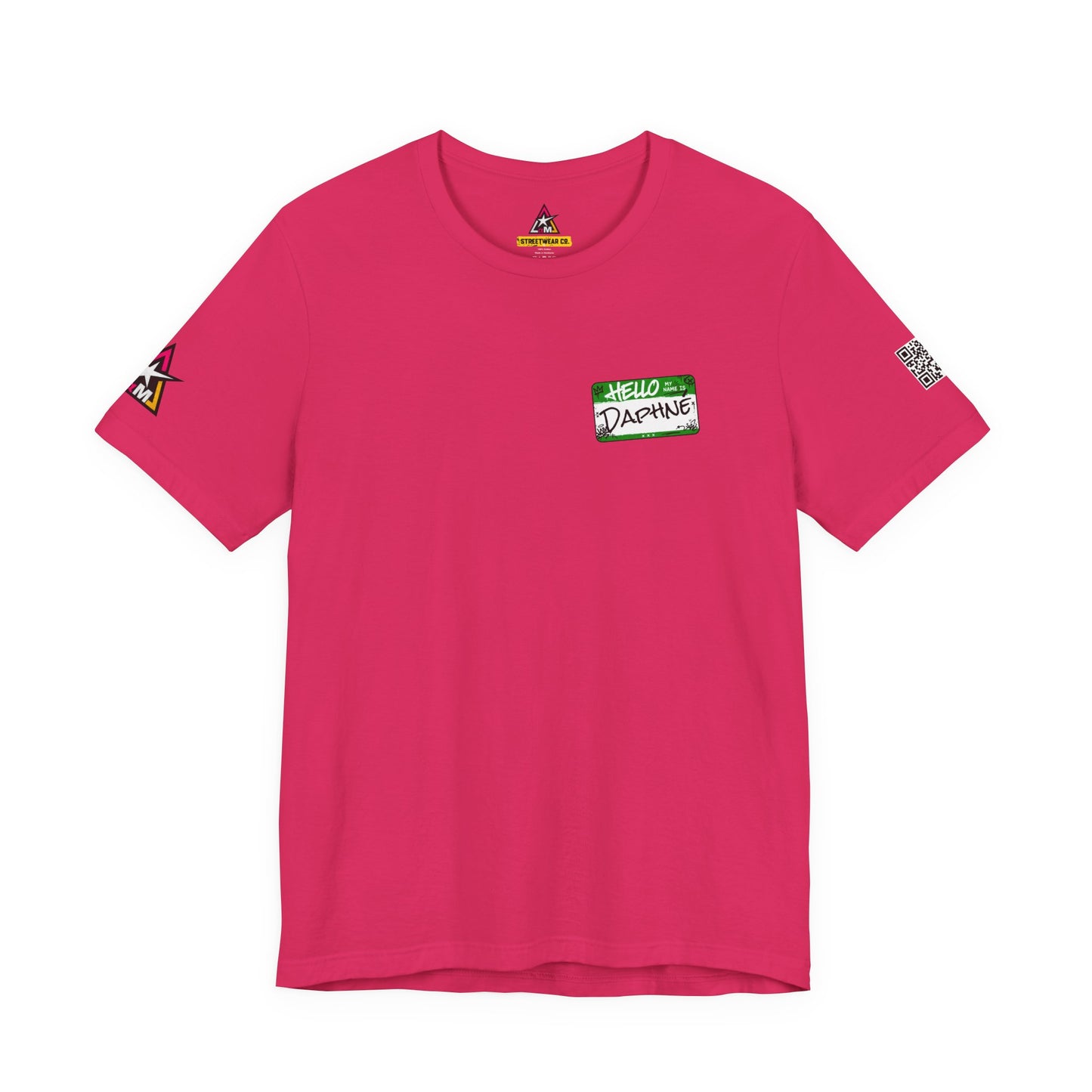 Custom Name Tag – Personalized Streetwear Graphic Tee