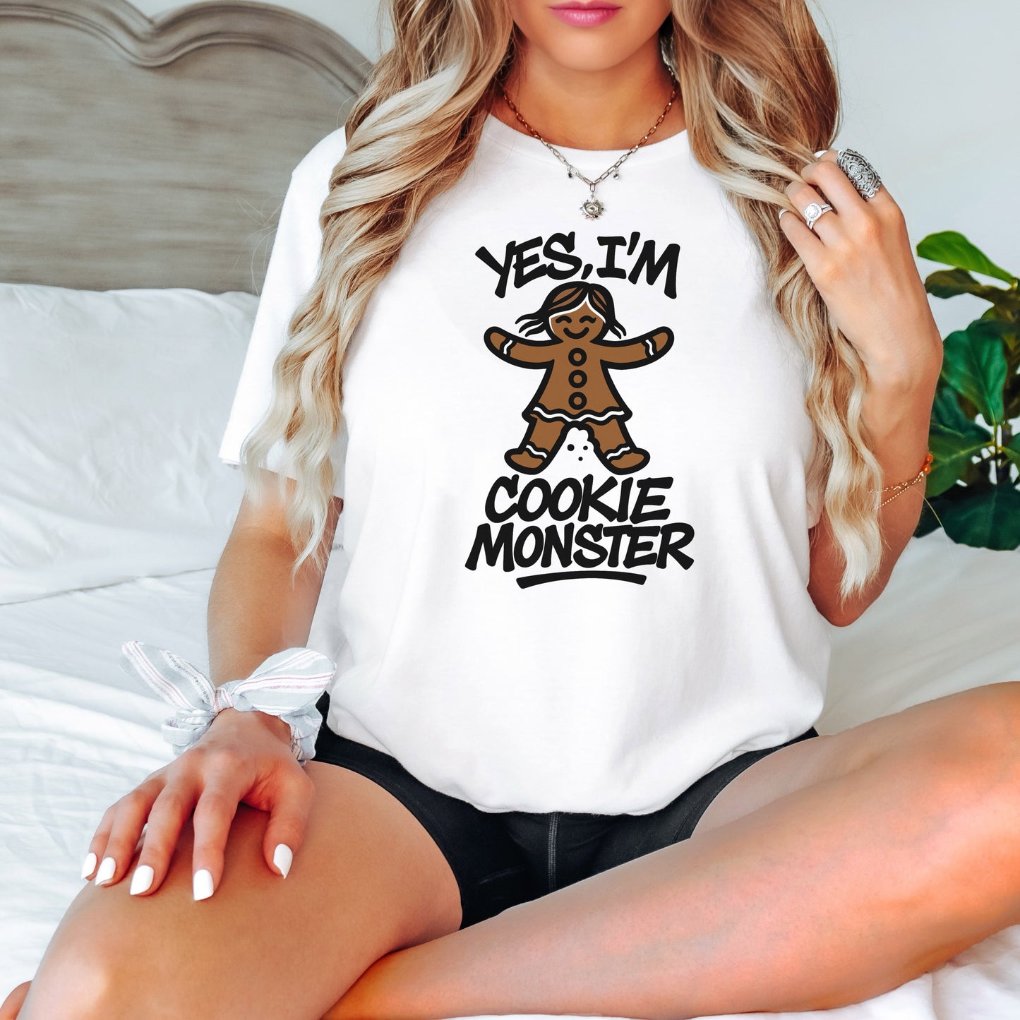 Yes I'm Cookie Monster Funny Graphic Tee product