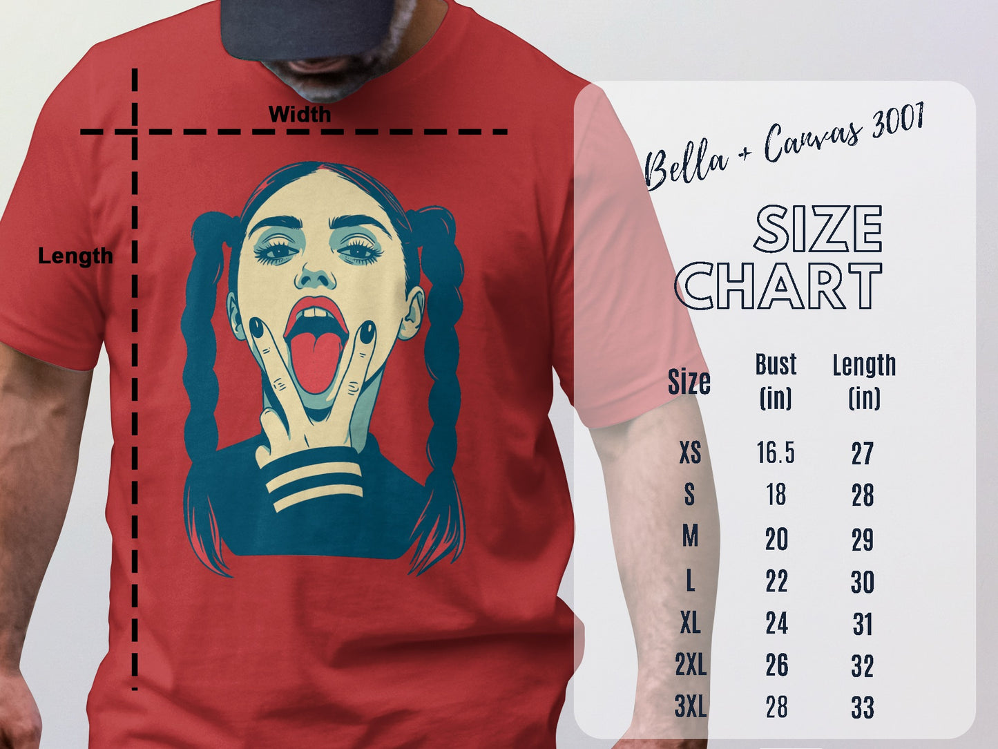 Graphic T-Shirt with an Illustrated Portrait Design