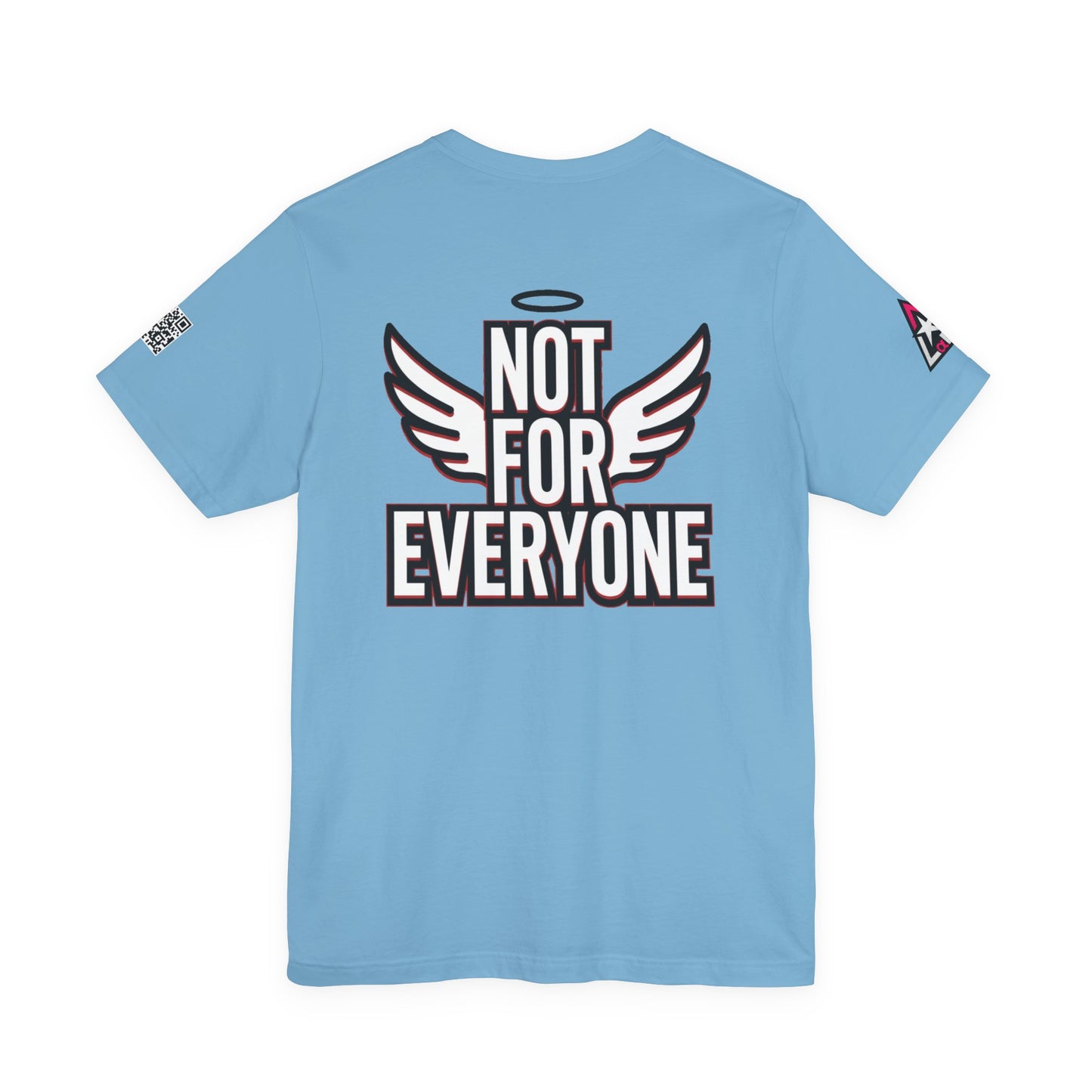 NOT FOR EVERYONE Graphic T-Shirt | Angel Wings Statement Tee | Bold Streetwear Shirt | Unisex Graphic Tee