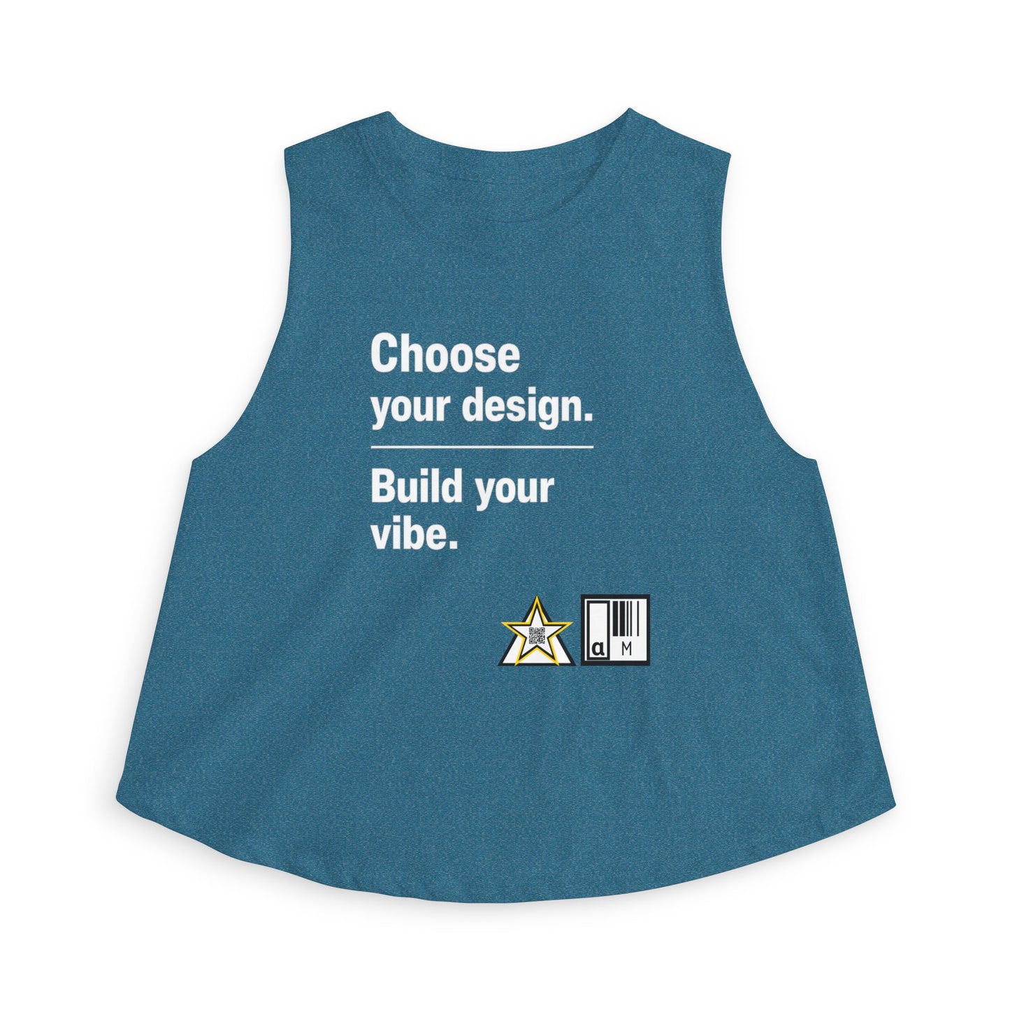 Custom Alpha Crop Top Choose Your Design Build Your Vibe for womens