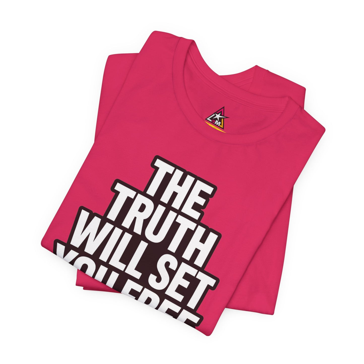 The Truth Will Set You Free Graphic T-Shirt | John 8:32 Christian Tee | Faith Streetwear Shirt