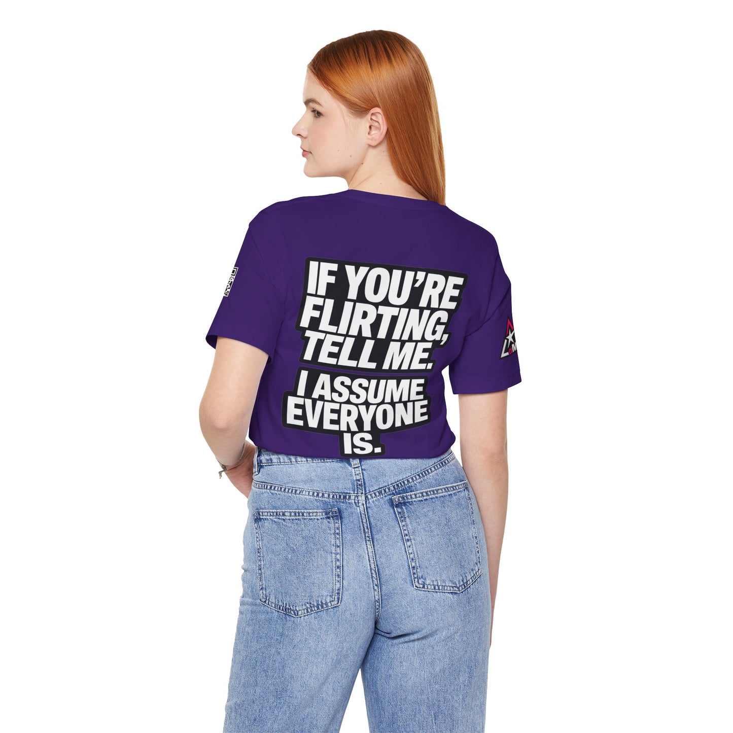 If You’re Flirting Tell Me – Cocky Funny Graphic Tee