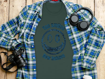 You Smile New Retro Graphic T shirt product type