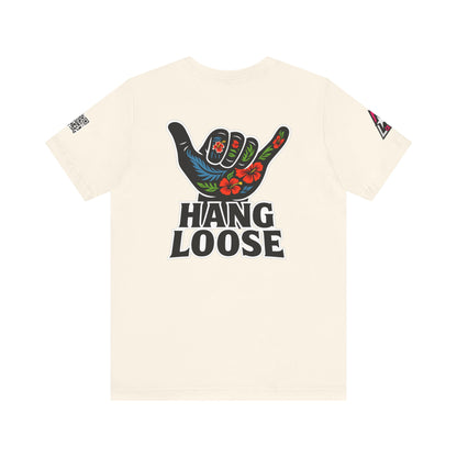 Hang Loose Graphic T-Shirt | Shaka Hand Tee | Tropical Surf Streetwear
