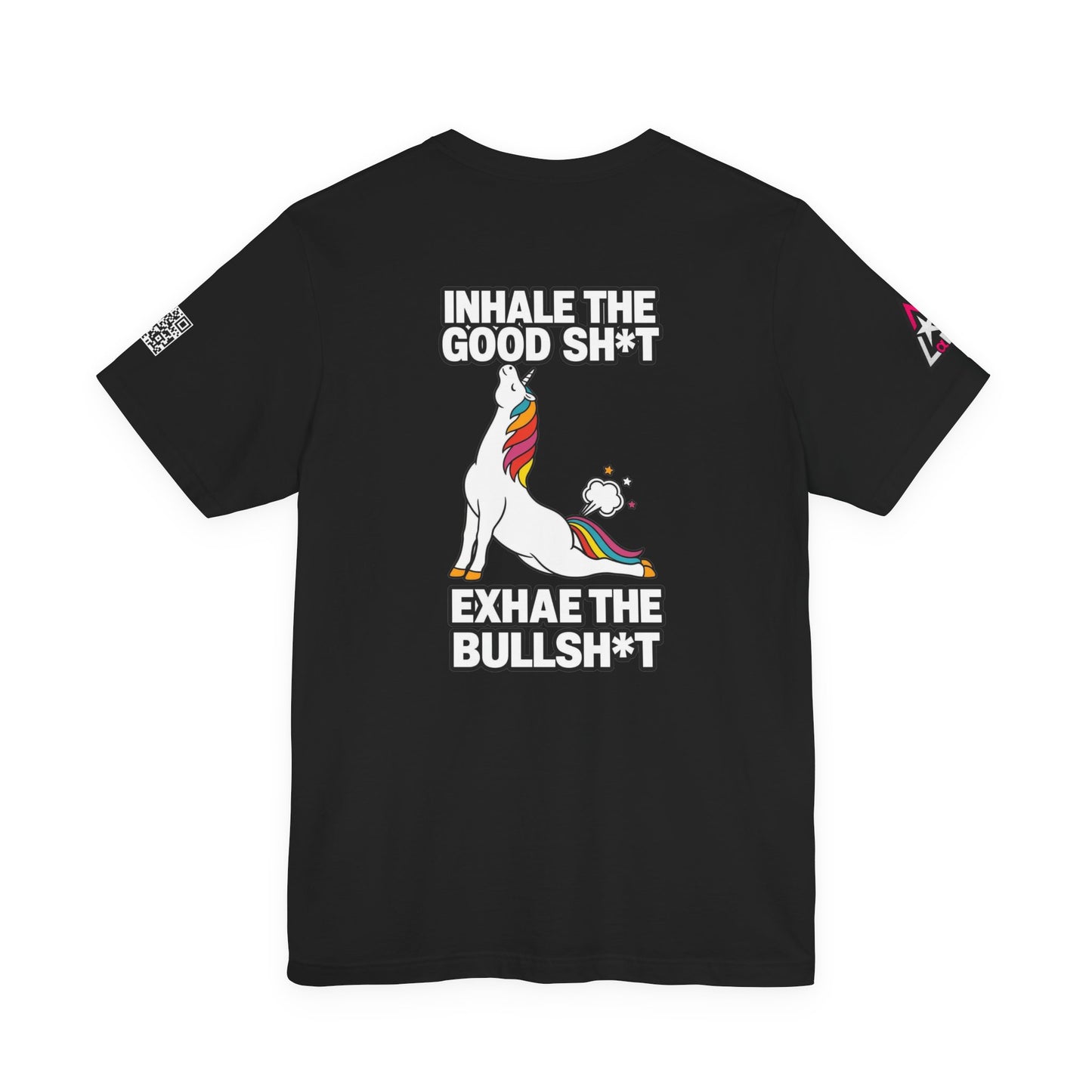Inhale the Good Shit, Exhale the Bullshit – Funny Unicorn Graphic Tee