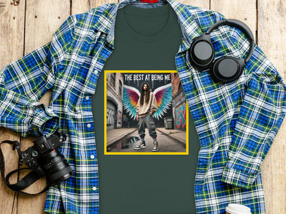 The Best At Being Me Colorful Wing Graphic Tee product