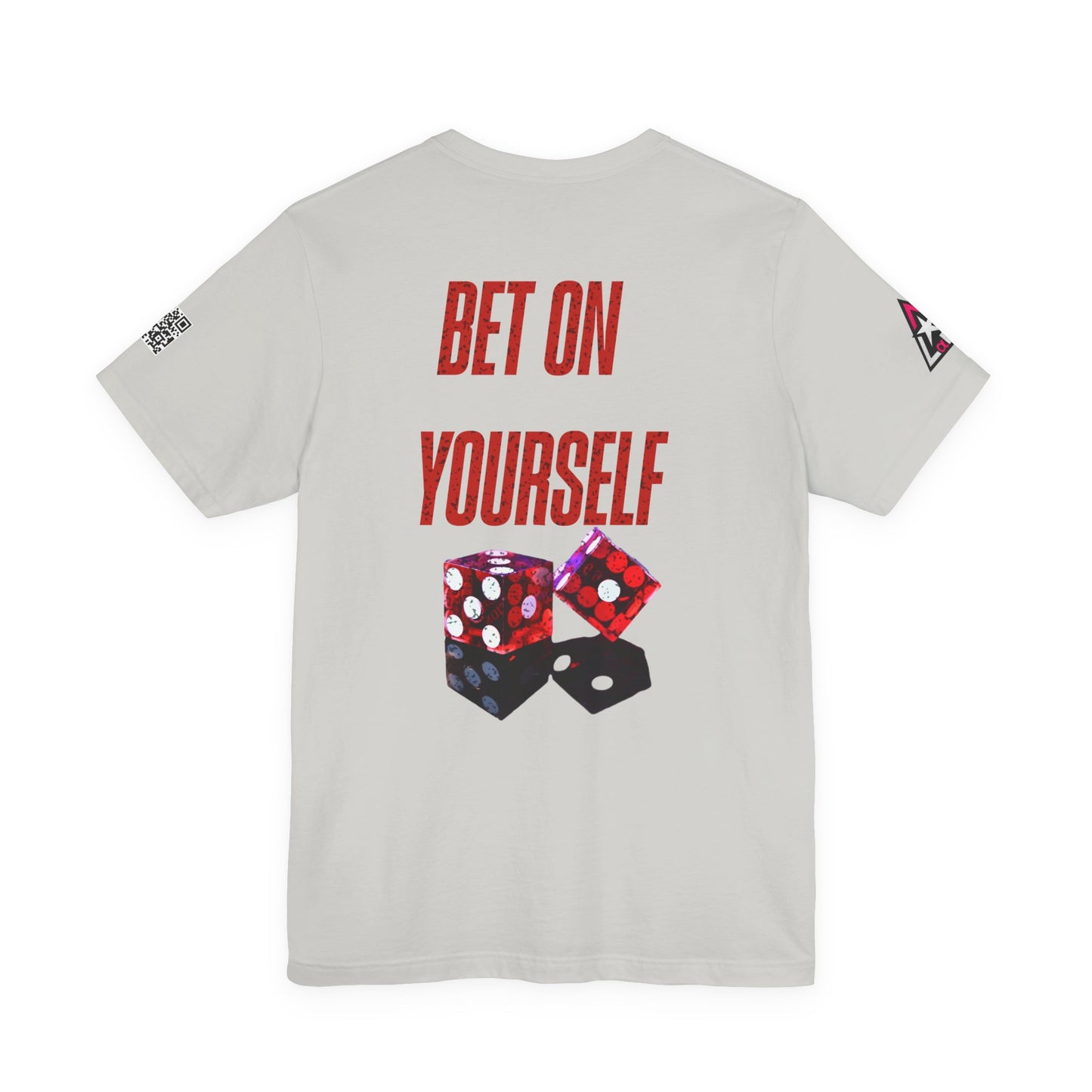 BET ON YOURSELF Graphic T-Shirt | Motivational Streetwear Tee | Dice Graphic Shirt