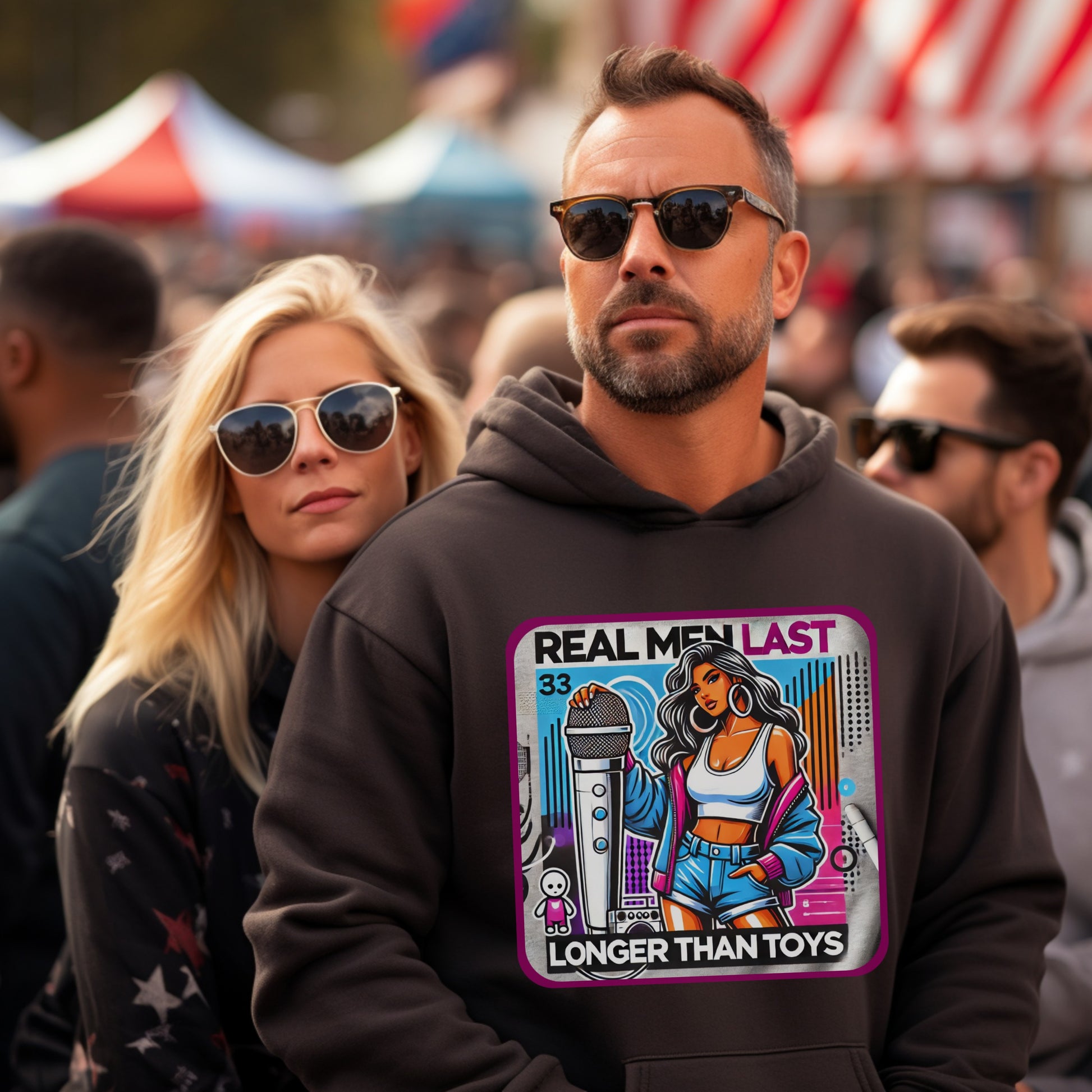 Real Men Last Longer Than Toys Hoodie product type