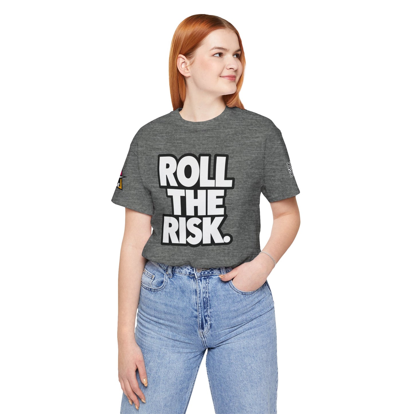 Roll the Risk – Bold Risk Taker Graphic Tee