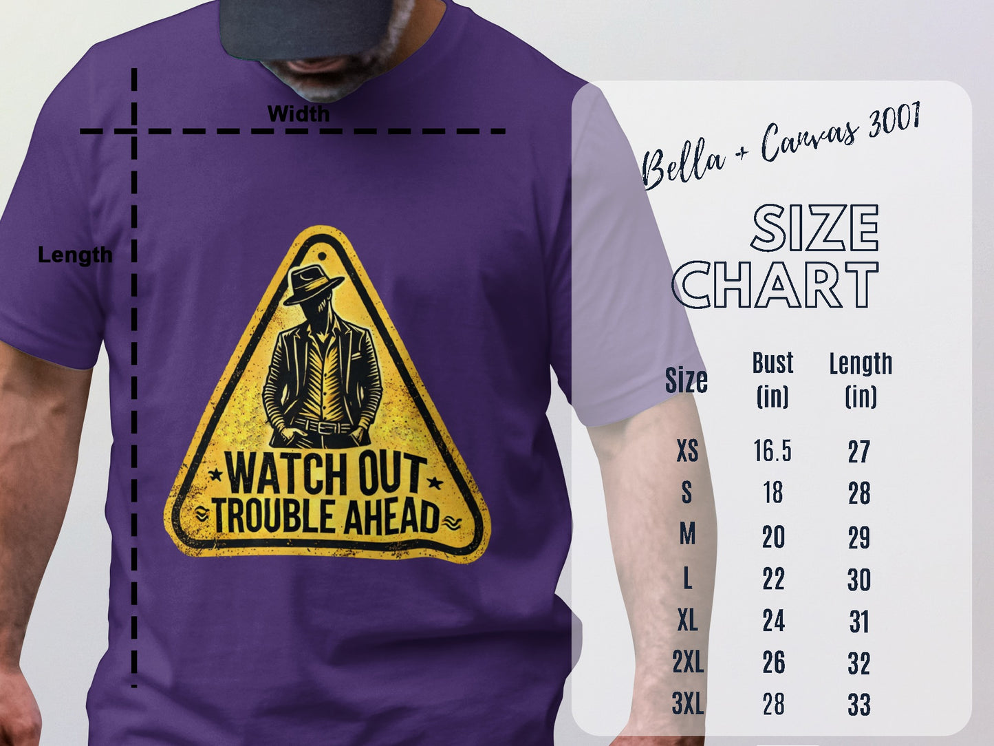 Watch Out Trouble Ahead Graphic T-Shirt product