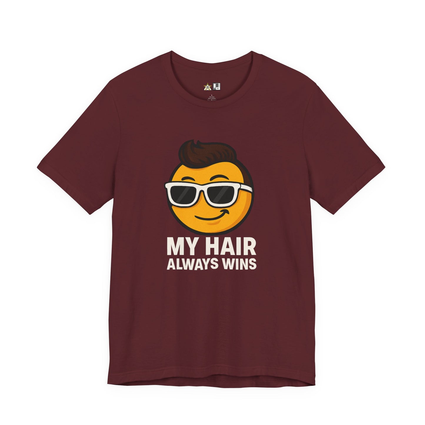 My Hair Always Wins Attitude Tee – Unisex Streetwear Graphic Tee