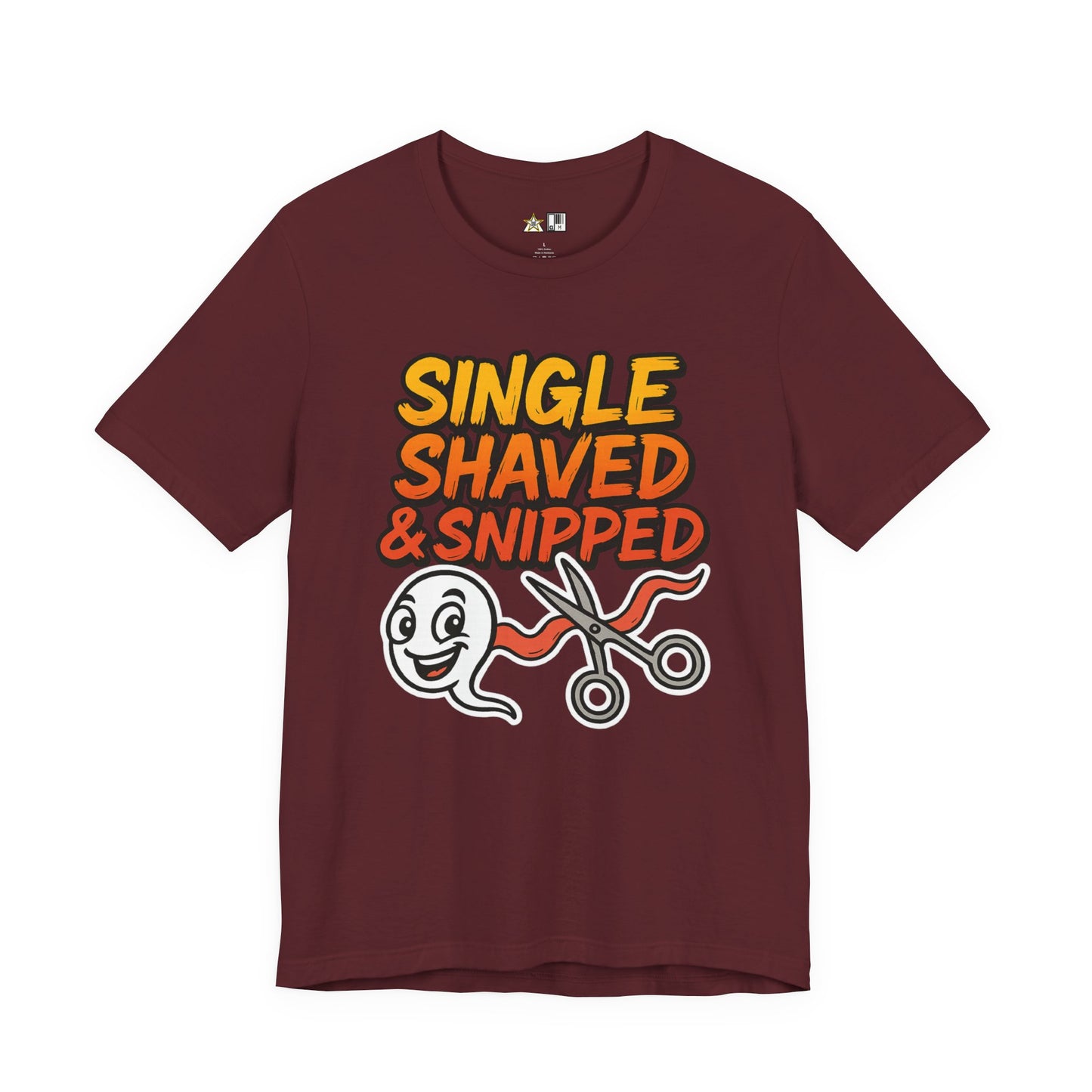 Single, Shaved & Snipped – Unisex Streetwear Graphic Tee