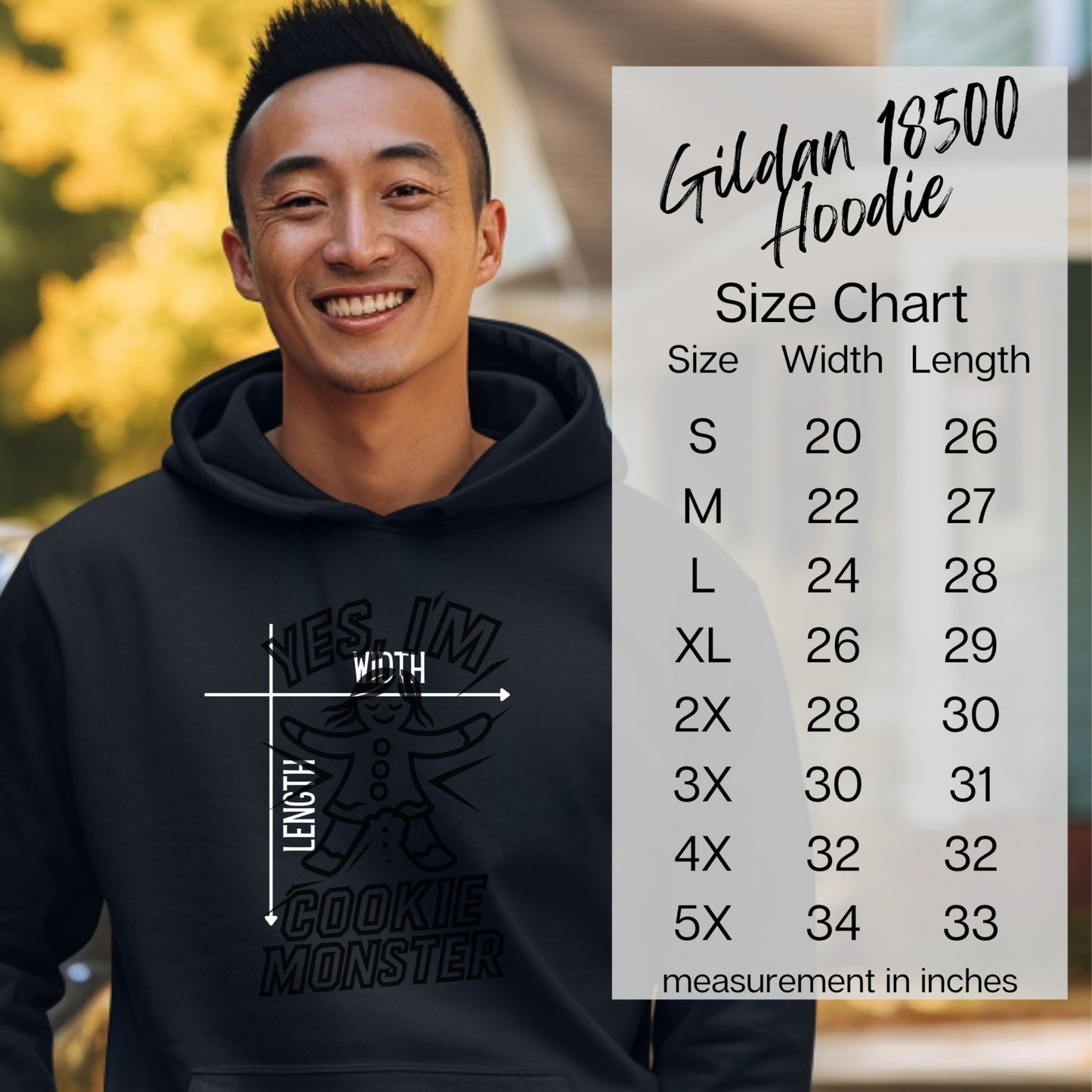 Yes I'm the Cookie Monster design hoodie product