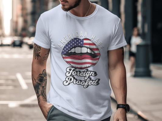 American Made Foreign Proofed Graphic T-Shirt product type